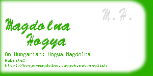 magdolna hogya business card